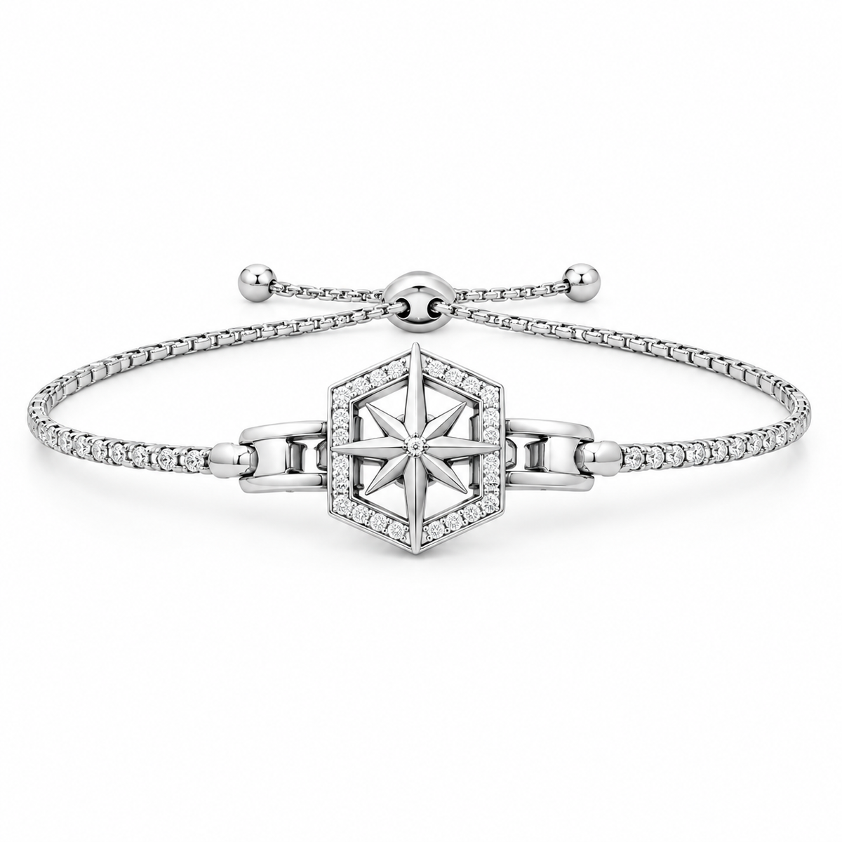 North Star Lock Bracelet design rendering