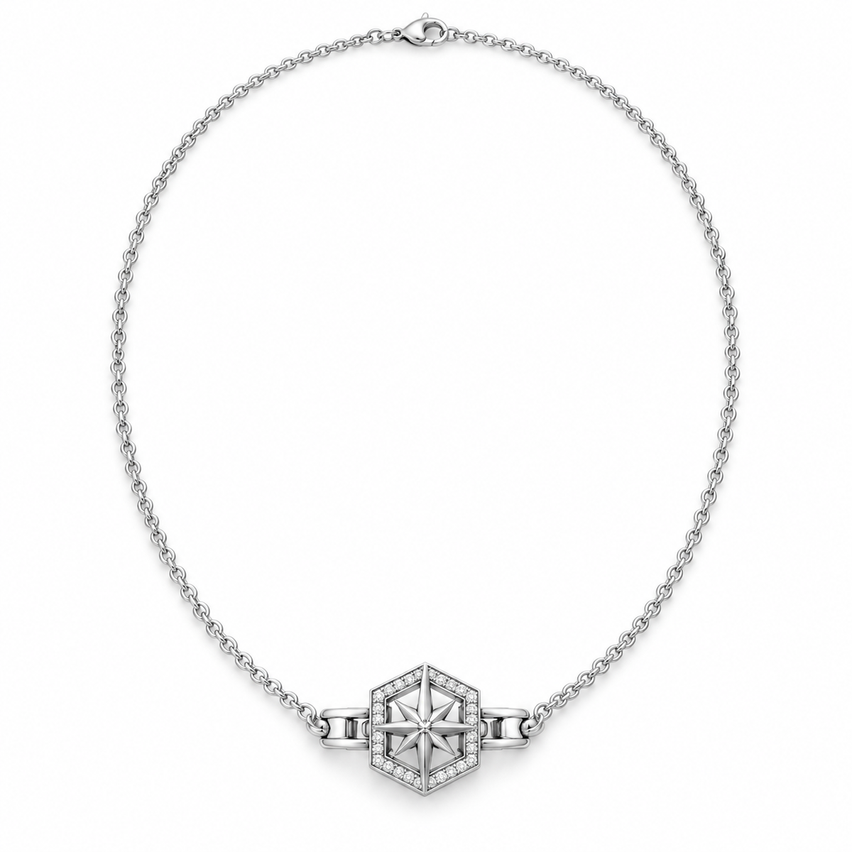 North Star Necklace design rendering