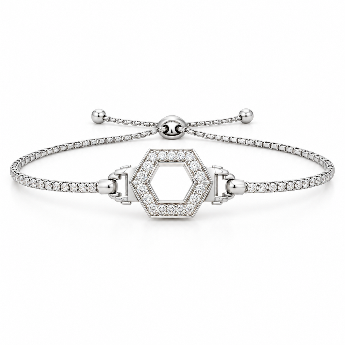 Honeycomb Lock Bracelet design rendering