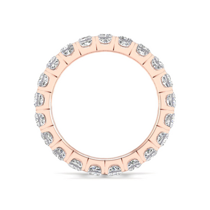 3 CTW Princess Diamond Eternity Lab Grown Diamond Wedding Band