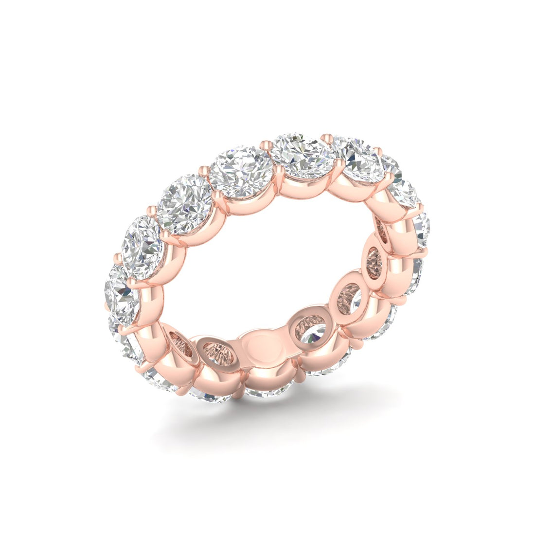 5 CTW Round Eternity Lab Grown Diamond Wedding Band
