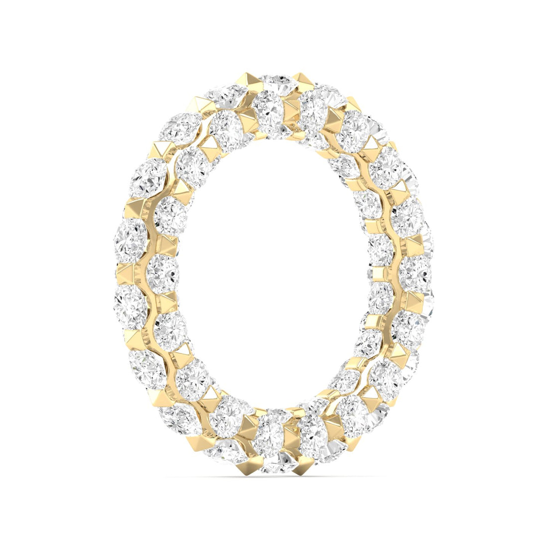 7 1/10 CTW Eternal Micro Prong Eternity Lab Grown Diamond  Wedding Band