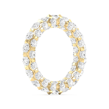 7 1/10 CTW Eternal Micro Prong Eternity Lab Grown Diamond  Wedding Band