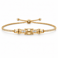 Bamboo Segment Lock Bracelet design rendering