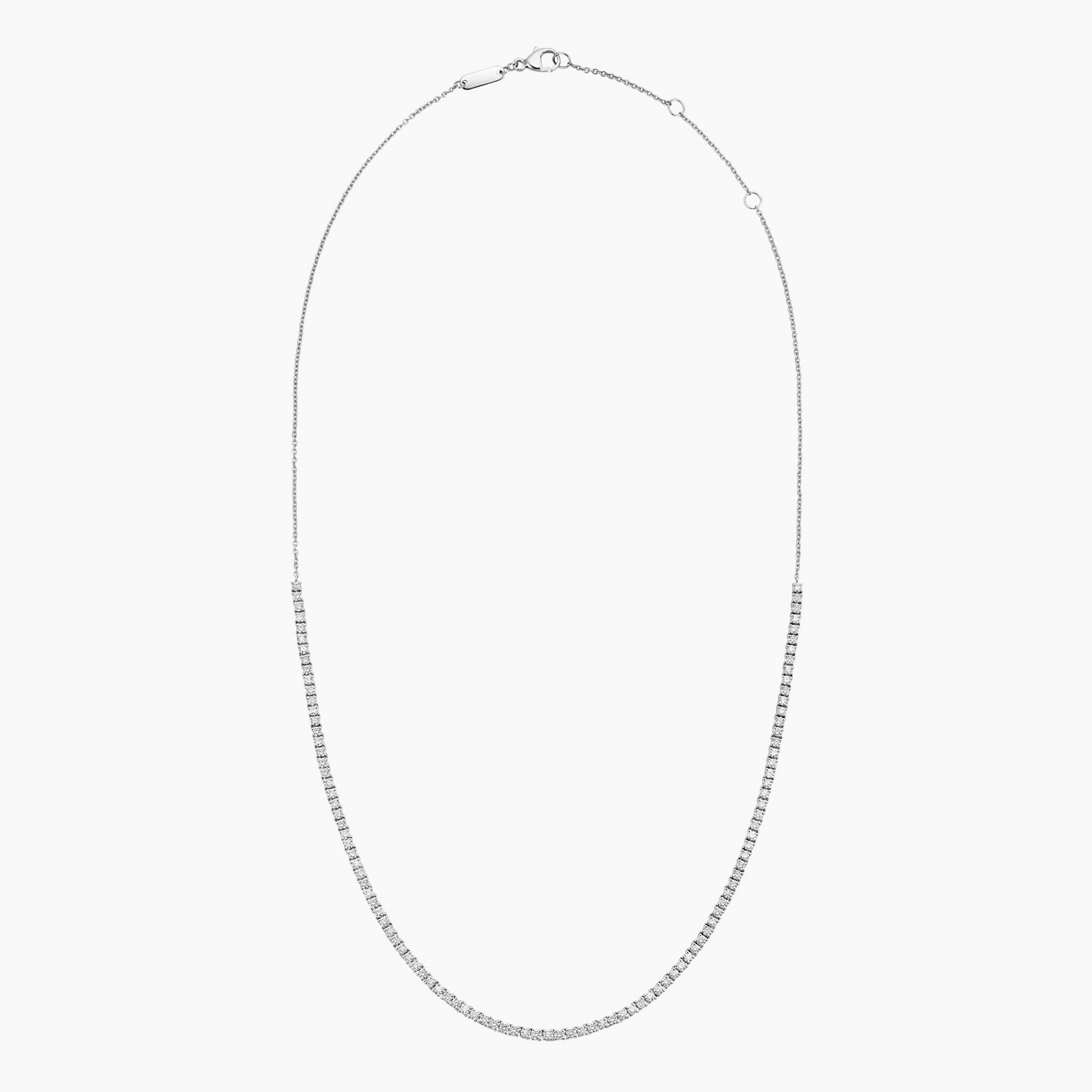 2 1/5 CTW Lab Grown Diamond Tennis Chain For Men Women