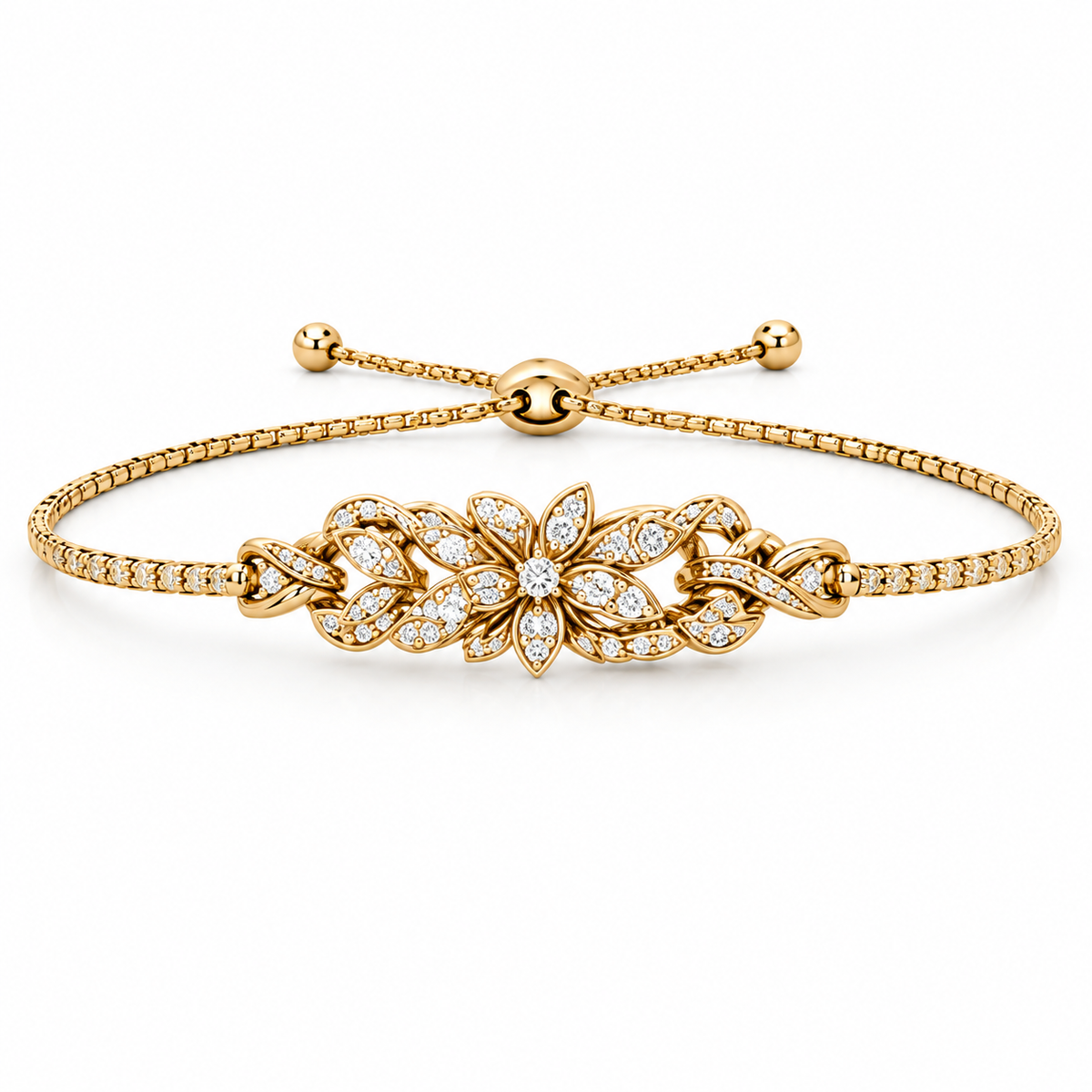 Woven Vine Clasp Bracelet design rendering