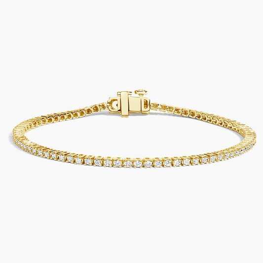 1CTW 7 inch Round Lab Grown Diamond Line Tennis Bracelet