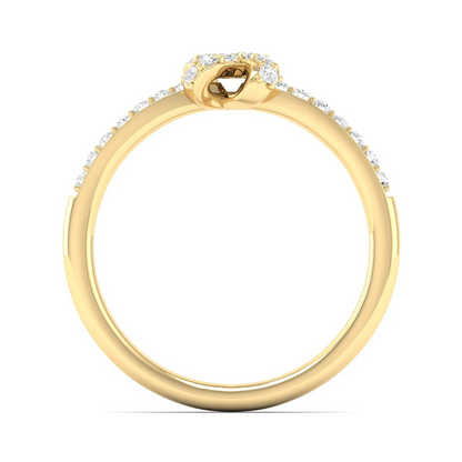 0.23Ctw Lab Grown Diamond Half Eternity Fashion Ring