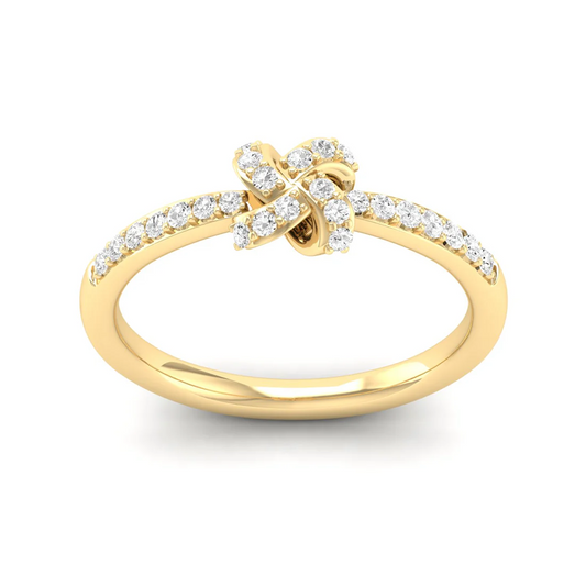 0.23Ctw Lab Grown Diamond Half Eternity Fashion Ring