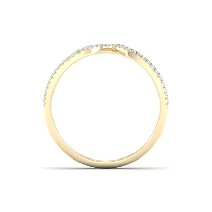 0.40Ctw Round  Lab Grown Diamond Cocktail Ring Band