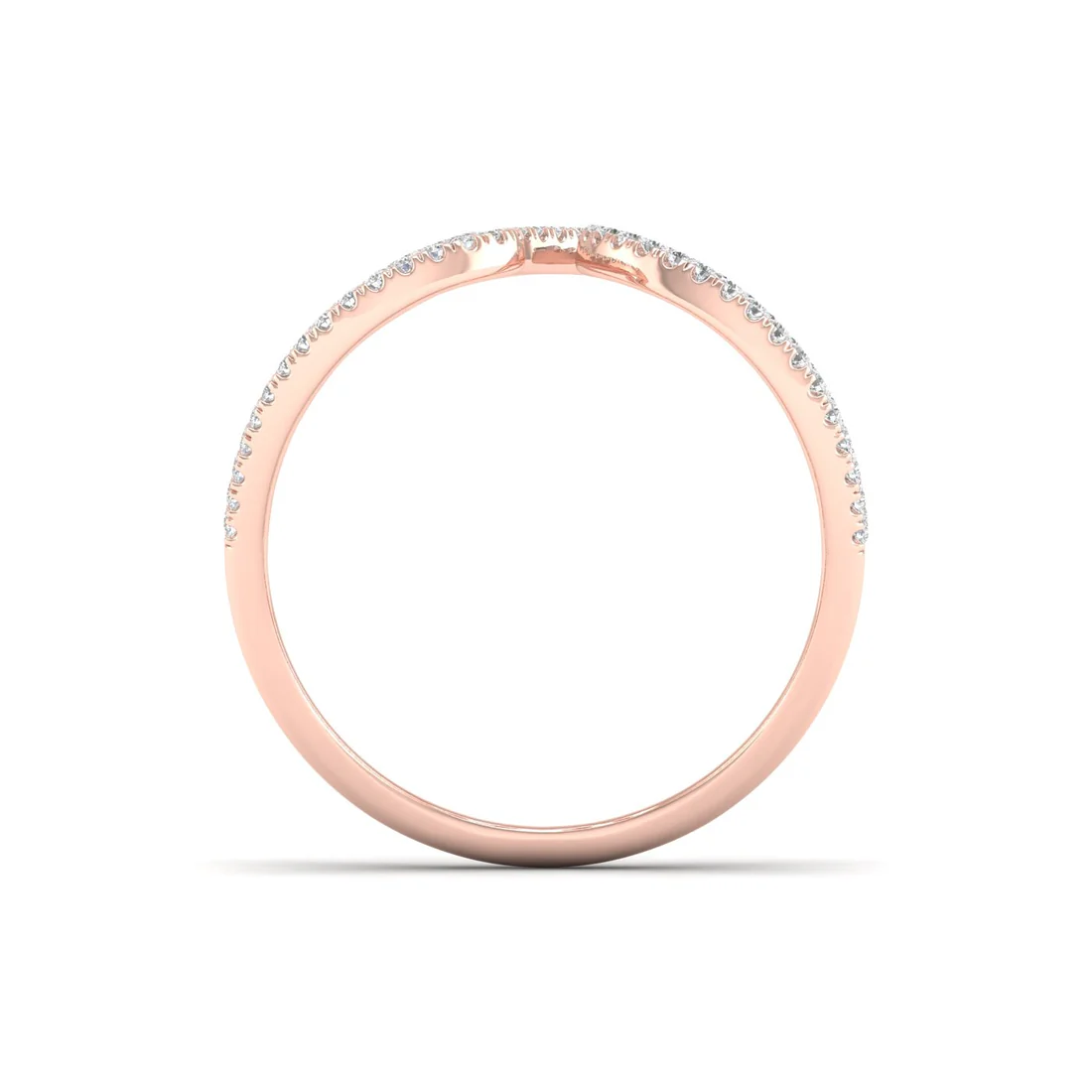 0.40Ctw Round  Lab Grown Diamond Cocktail Ring Band