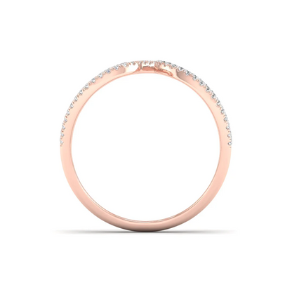 0.40Ctw Round  Lab Grown Diamond Cocktail Ring Band