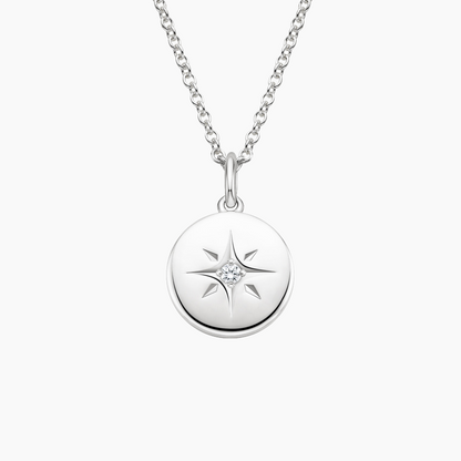 Lab Grown Diamond Custom North Star Pendant