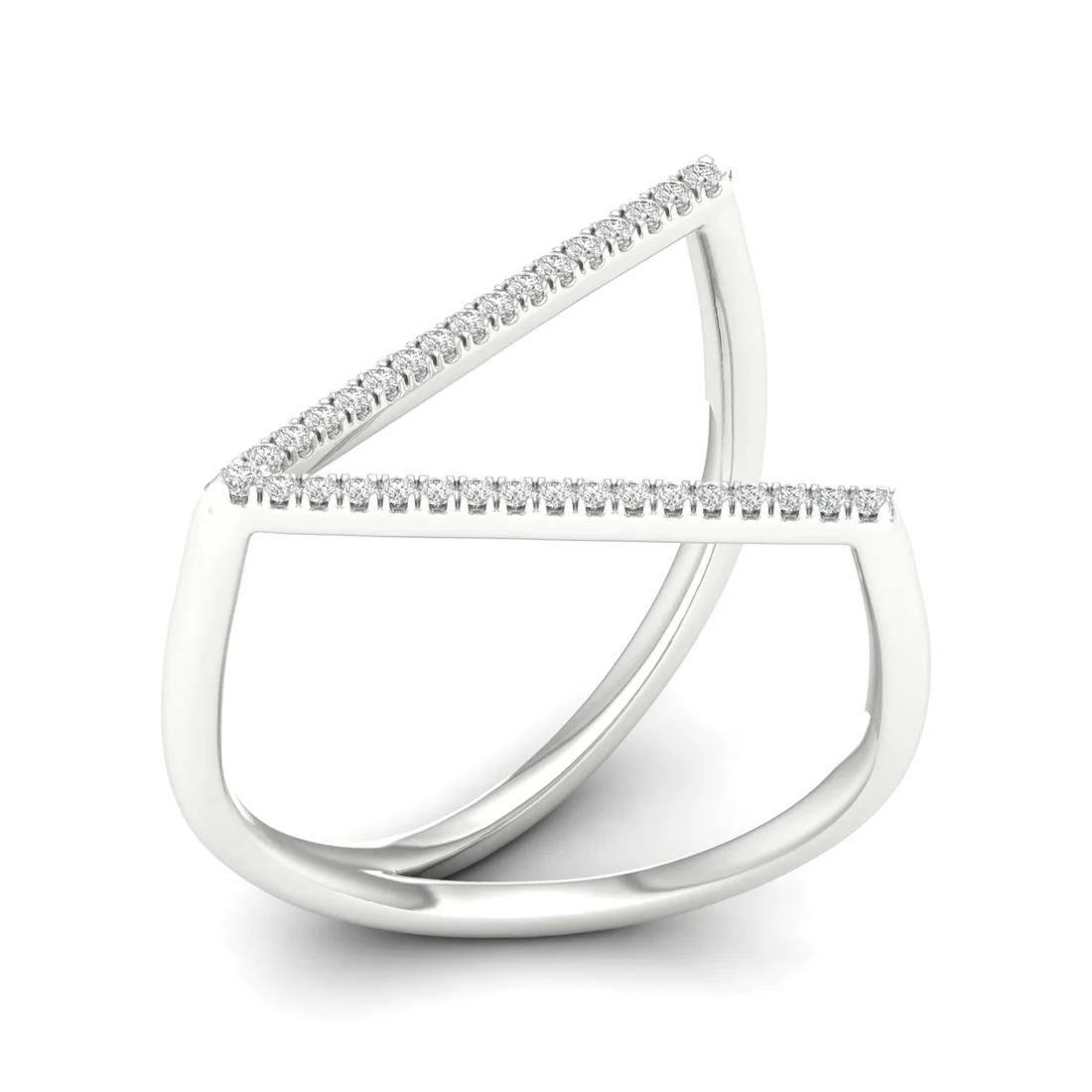 0.12Ctw Lab Grown Diamond V Band