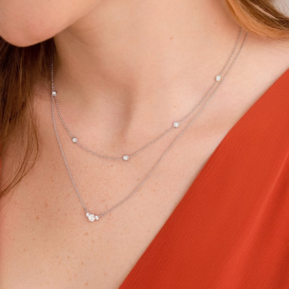 1/3 CTW Lab Grown Diamond Customized Pendant