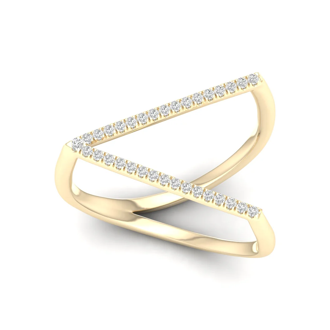 0.12Ctw Lab Grown Diamond V Band