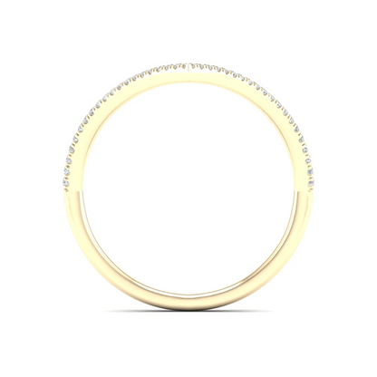 0.16Ctw Lab Grown Diamond Chevron Band