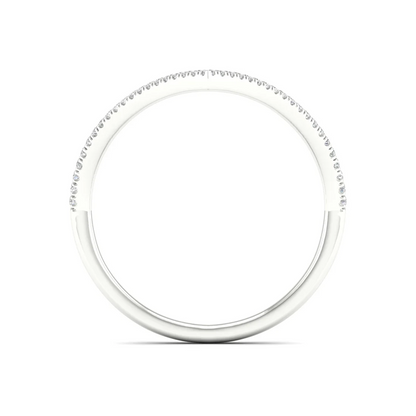 0.16Ctw Lab Grown Diamond Chevron Band