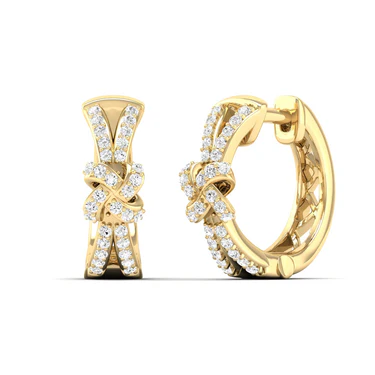 Au Noeud Hoop Earring