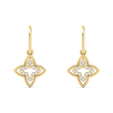 Venetian Princess Clover Drop Earrings