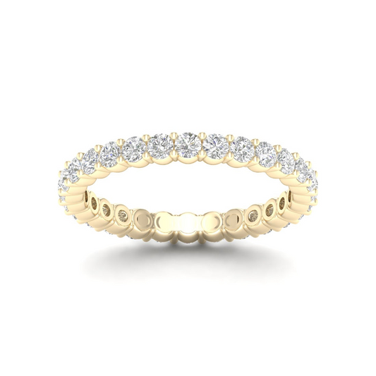 1 CTW Round Eternity Lab Grown Diamond Wedding Band