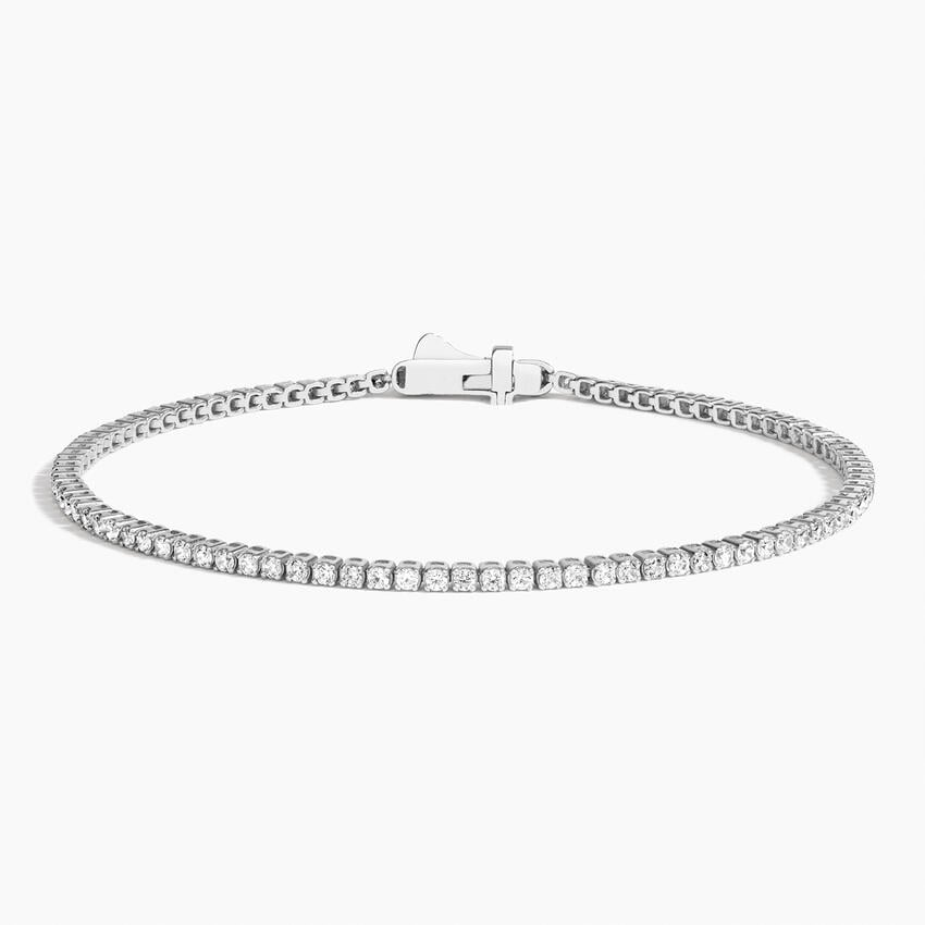 1.40 CTW 6.5inch Pettie Lab Grown diamond Tennis Bracelets