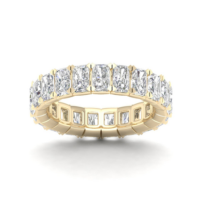 5 CTW Emerald Eternity Lab Grown Diamond Wedding Band