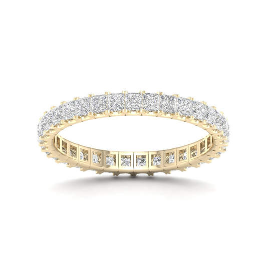 1 CTW Princess Eternity Lab Grown diamond Wedding Band