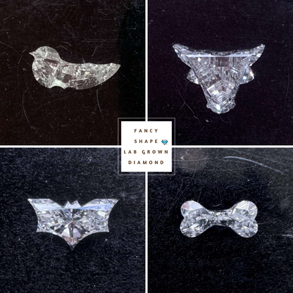 Antique Flower Fancy Shape Lab Grown Loose Diamond