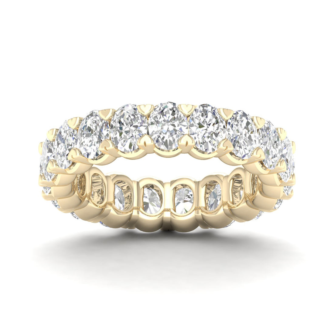 4 CTW Oval Eternity Lab Grown Diamond Wedding Band