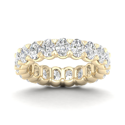 4 CTW Oval Eternity Lab Grown Diamond Wedding Band