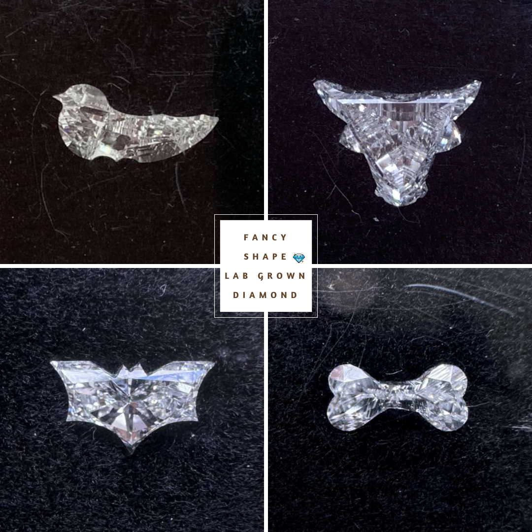 Lozenge cut Lab Grown Loose Diamond