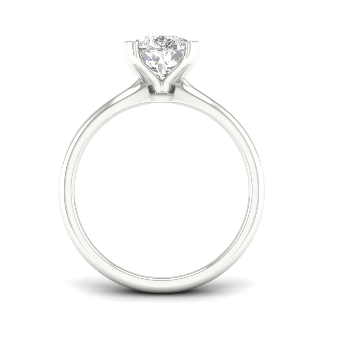 2 CTW Pear Lab Grown Diamond Solitaire Rings