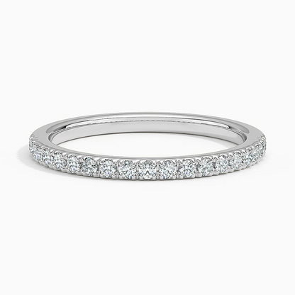 0.21 CTW Round Lab Grown Diamond 10k Lab Grown Diamond Band