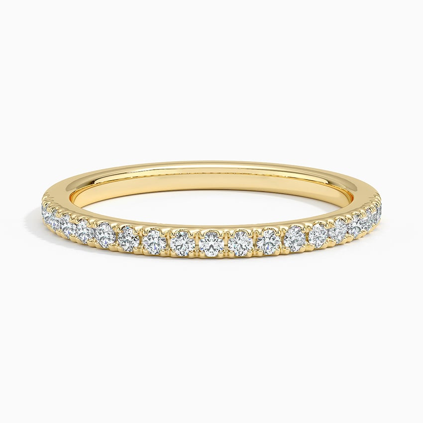0.21 CTW Round Lab Grown Diamond 10k Lab Grown Diamond Band