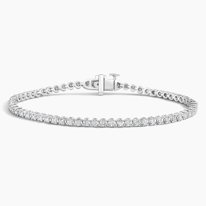 1.40 CTW 6.5inch Pettie Lab Grown diamond Tennis Bracelets