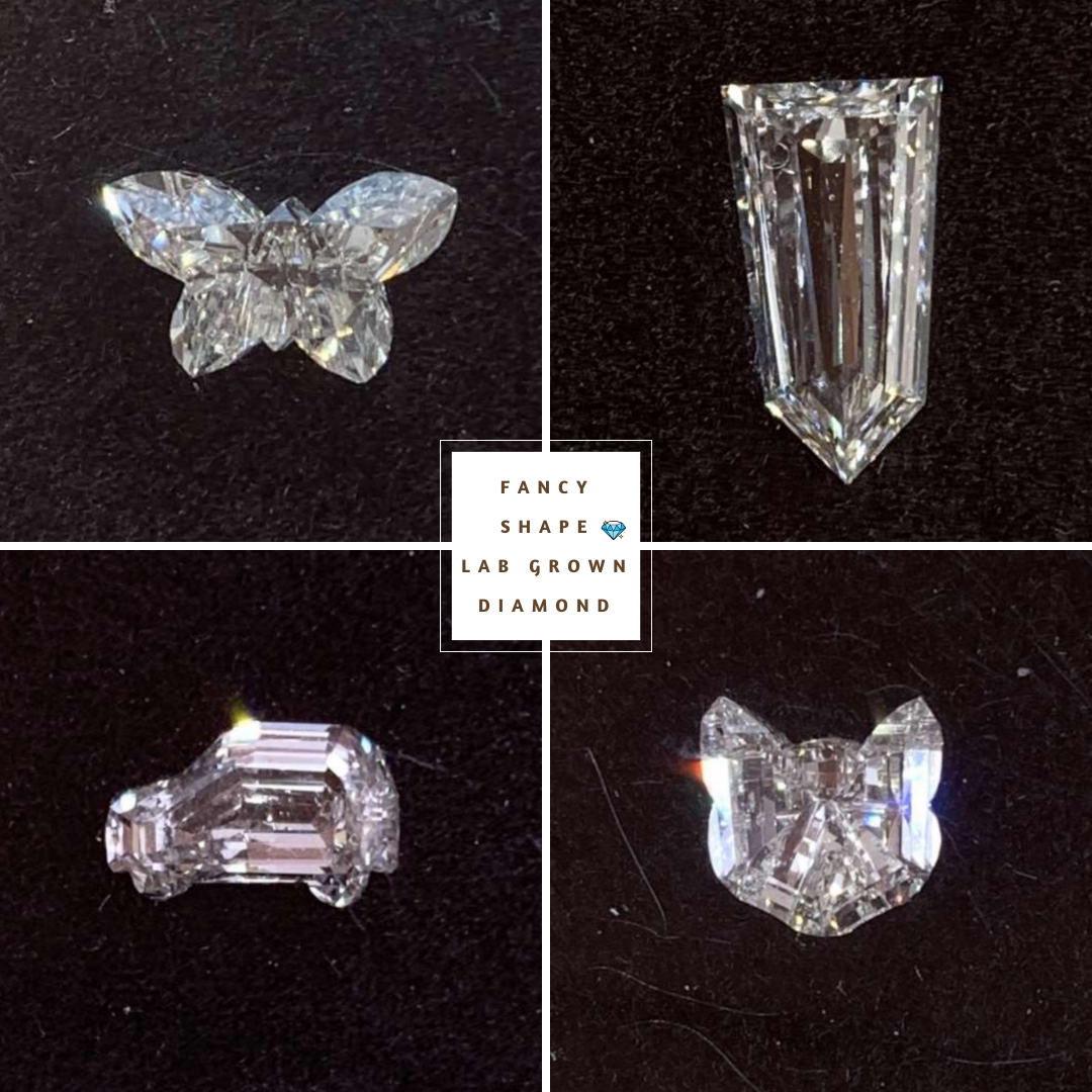 Lozenge cut Lab Grown Loose Diamond