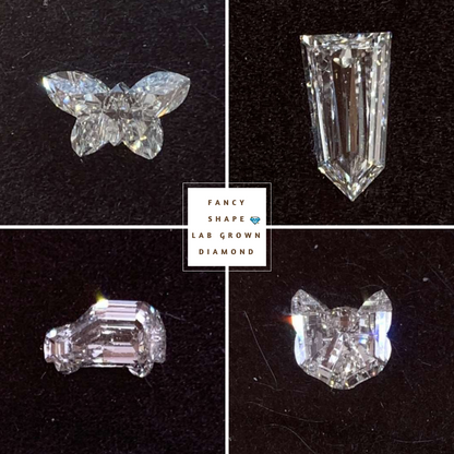 Lozenge cut Lab Grown Loose Diamond