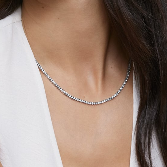 5 1/2 CTW Lab Grown Diamond Tennis Chain