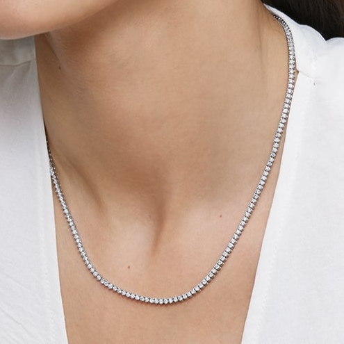 5 1/2 CTW Lab Grown Diamond Tennis Chain