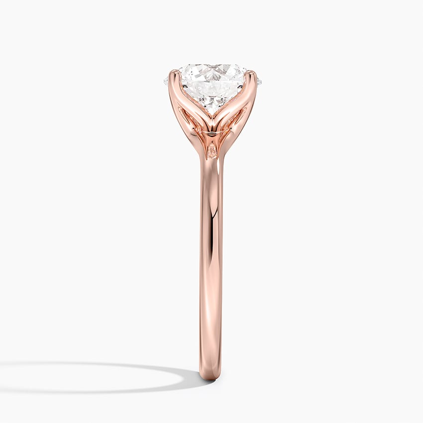 2 CT Round Lab-Grown Diamond Gold Solitaire Ring