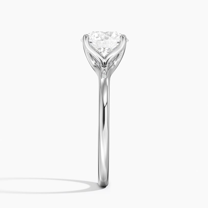 2 CT Round Lab-Grown Diamond Gold Solitaire Ring