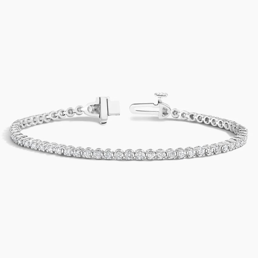 1.40 CTW 6.5inch Pettie Lab Grown diamond Tennis Bracelets