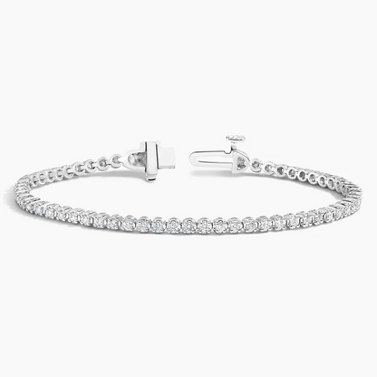 1.40 CTW 6.5inch Pettie Lab Grown diamond Tennis Bracelets