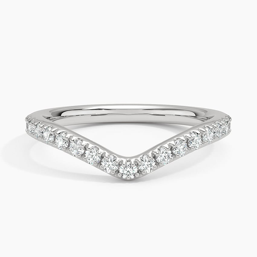0.34 CTW Lab Grown Diamond Fair Half Eternity Wedding Band