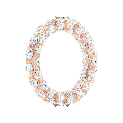 7 1/10 CTW Eternal Micro Prong Eternity Lab Grown Diamond  Wedding Band