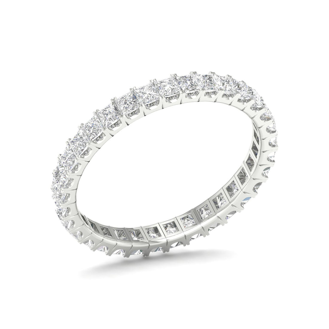 1 CTW Princess Eternity Lab Grown diamond Wedding Band