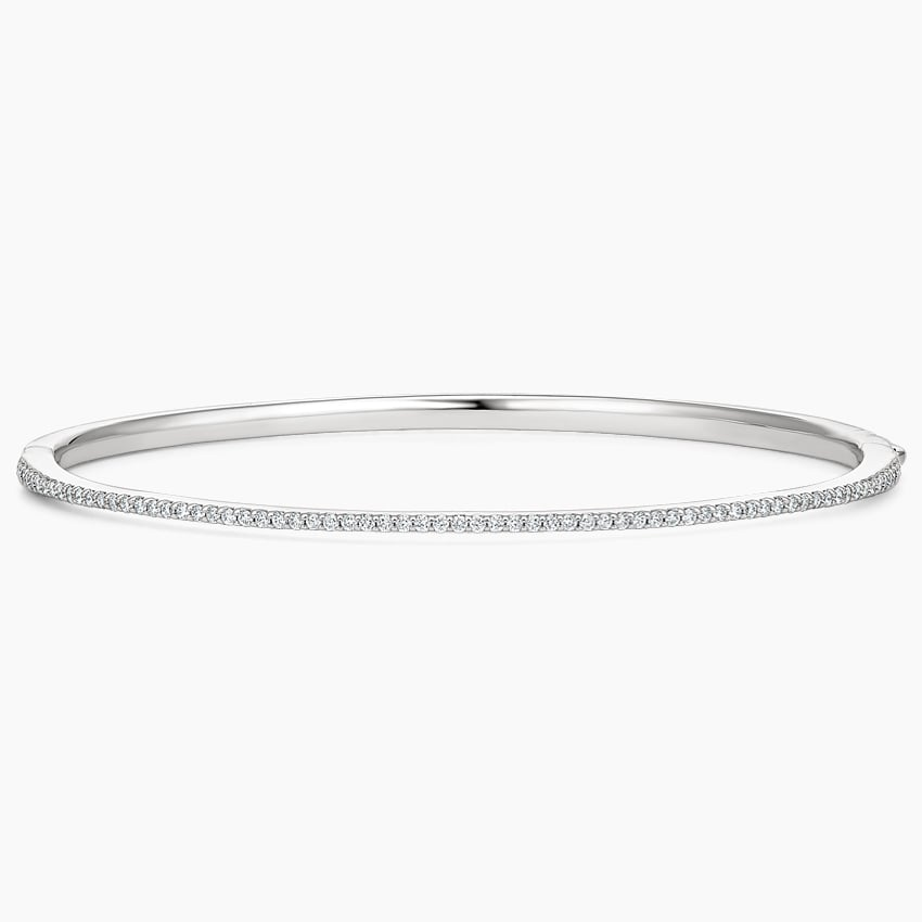 Whisper 6.5 inch 3/8 CTW Lab Grown Diamond Bangle Bracelet