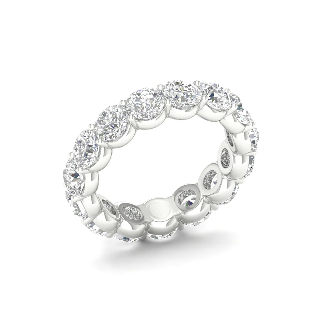 4 CTW Round Eternity Lab Grown Diamond Wedding Band