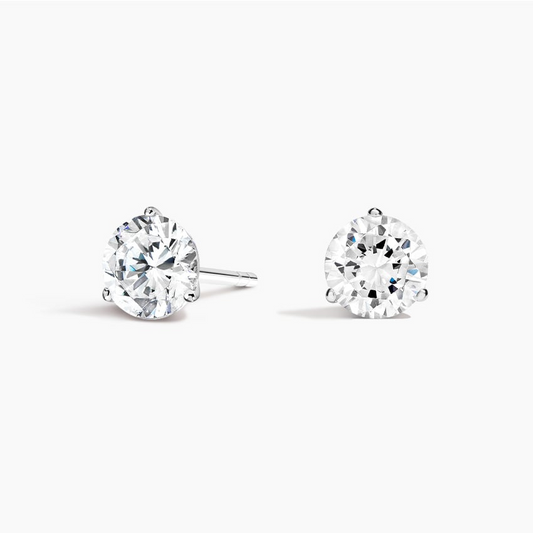 Perfect Martini 1 CTW Lab Grown Diamond Stud Earrings
